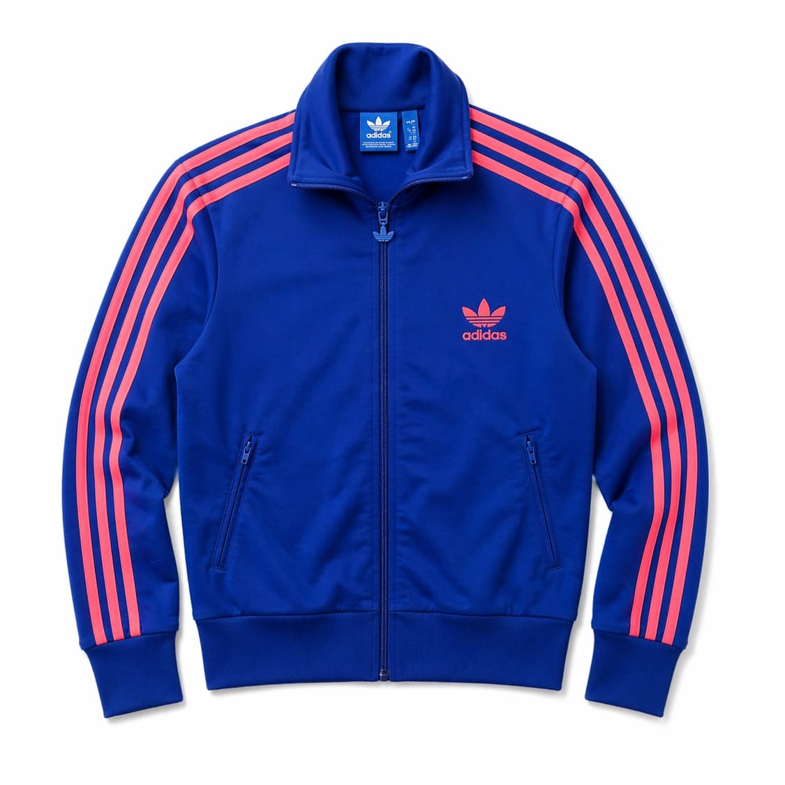 아디다스 파이어버드 져지 블루 핑크 로고 90 Y2K 상품이미지1