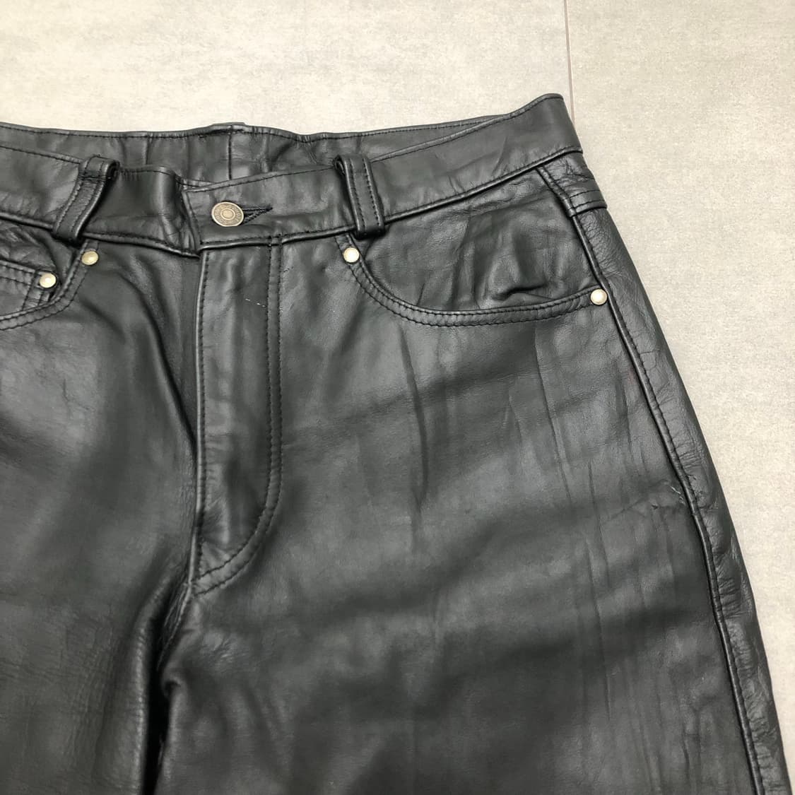schott 쇼트 미국 usa 레더 팬츠 가죽 바지 32 상품이미지2