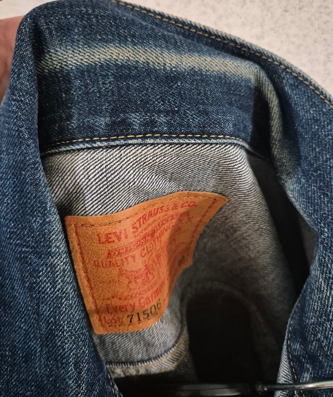 리바이스 90'빈티지 y2k 데님 청자켓 MEN 상품이미지5