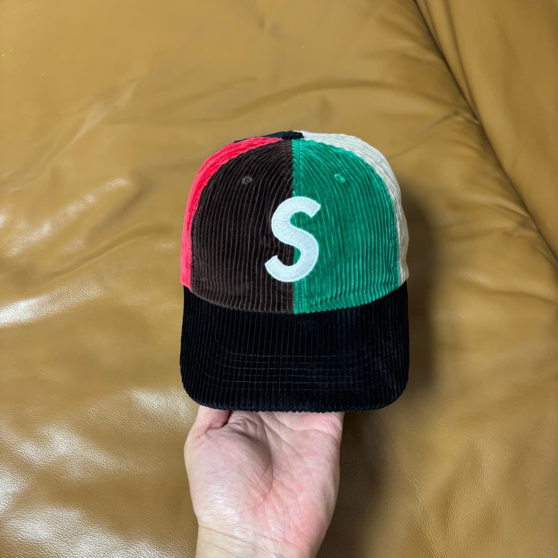 Supreme 슈프림 멀티 컬러 S로고 6패널 볼캡 모자 상품이미지2