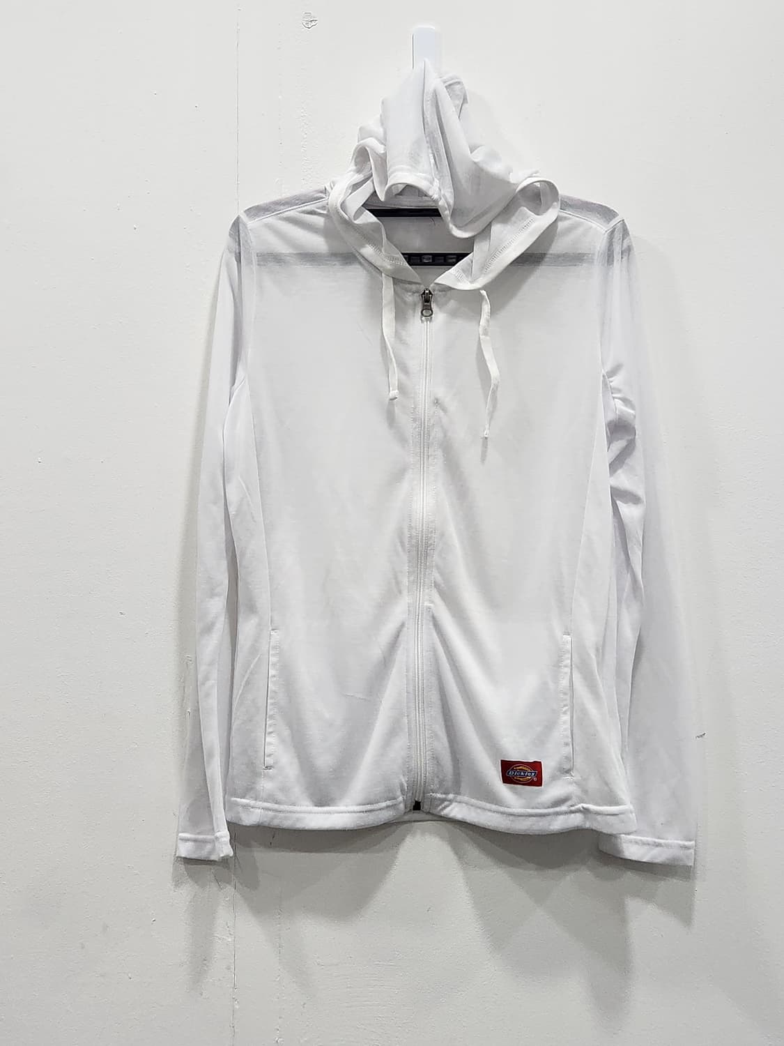 [XS] 디키즈 메쉬 후드 집업 여성 XS 화이트 상품이미지1