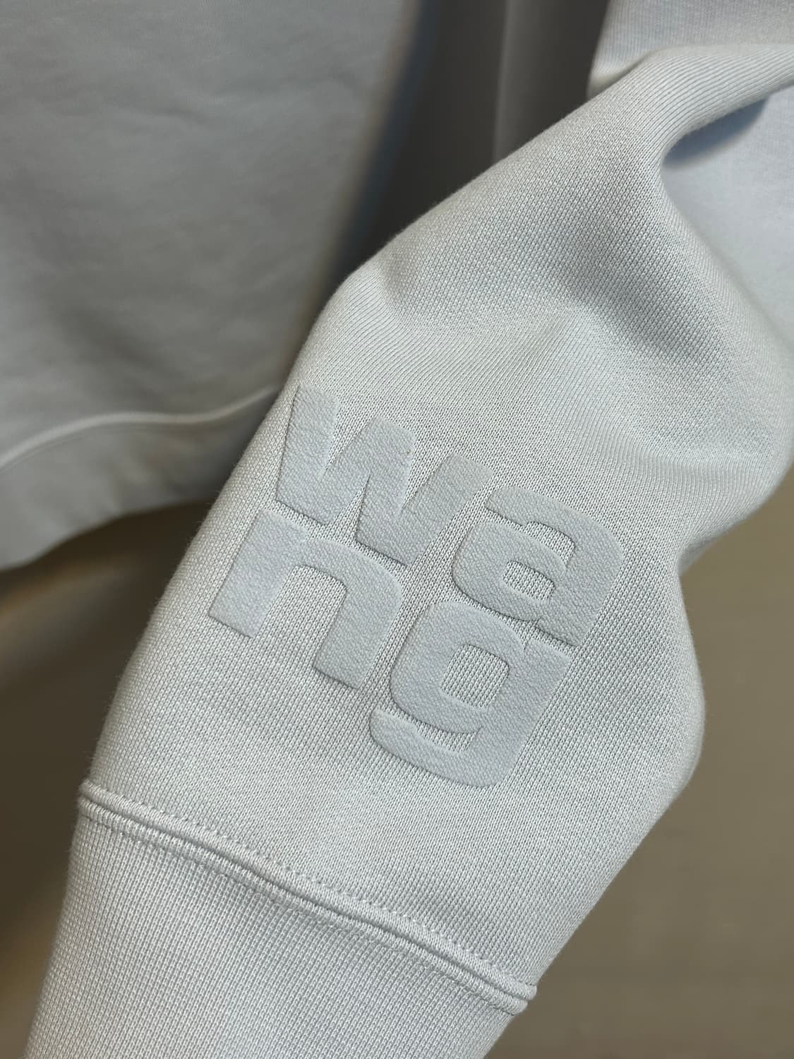 알렉산더왕 T 로고 크롭 후드티 상품이미지4