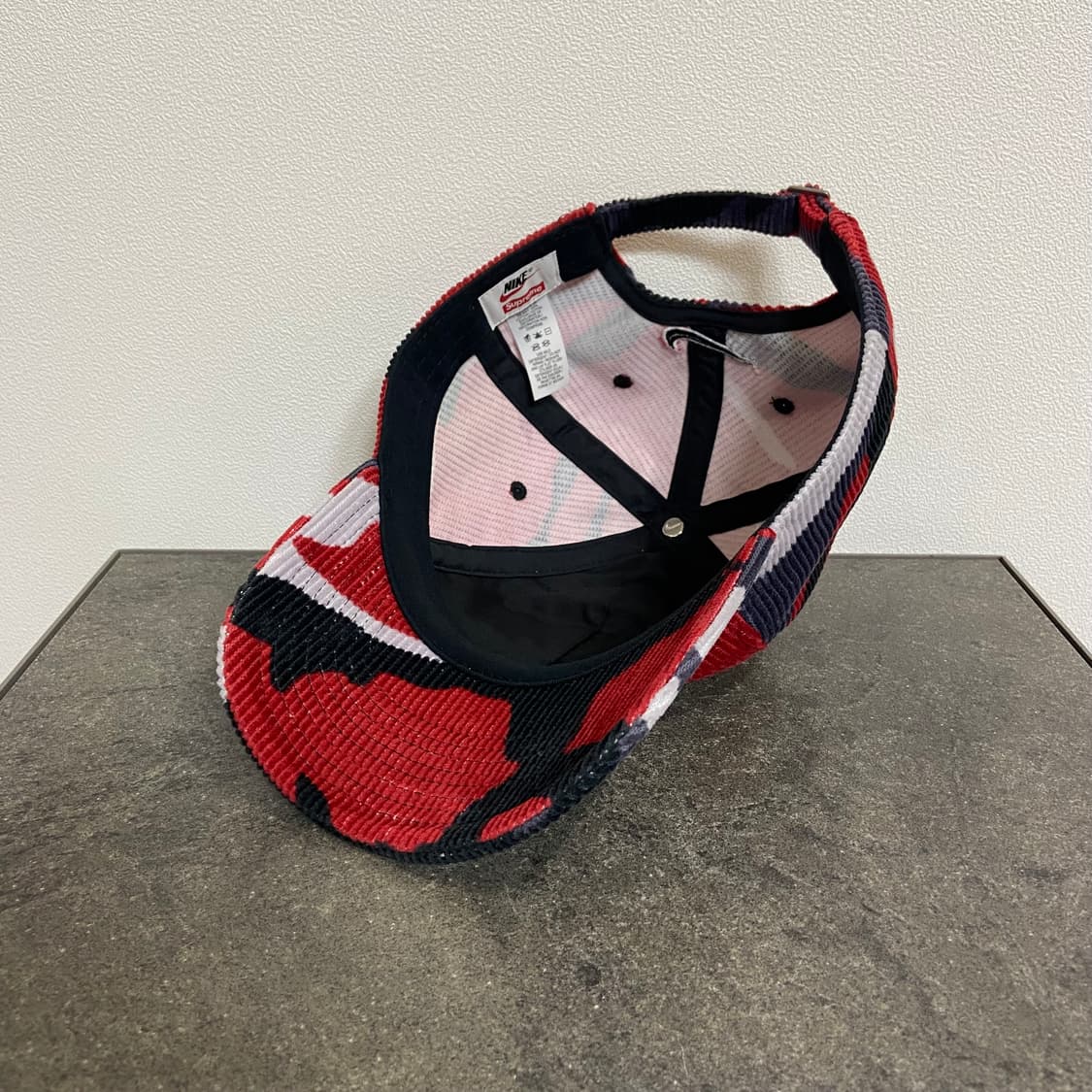 (OS) 슈프림 나이키 6패널 볼캡 모자 아크 로고 카모 레드 상품이미지6