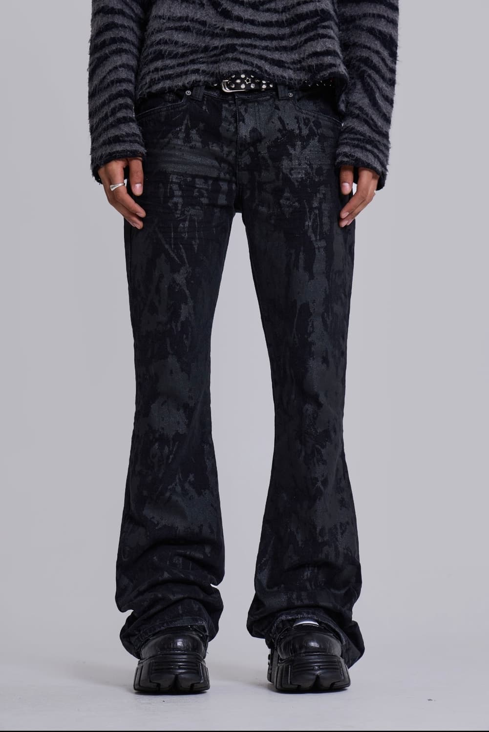 Jaded london 왁스 코티드 드리프트 진 상품이미지2