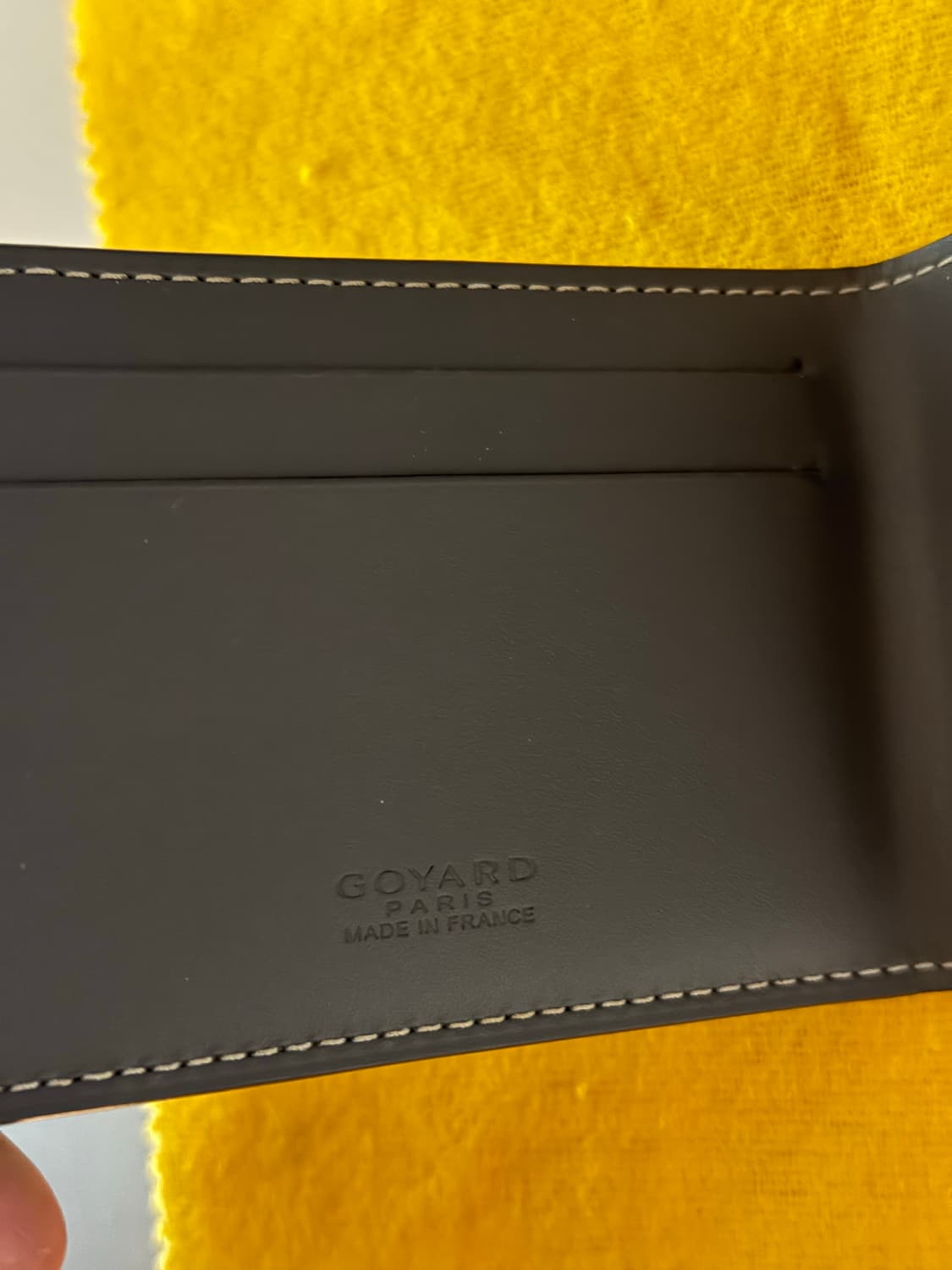 고야드 인서트 카드지갑 그레이 최상 상품이미지4