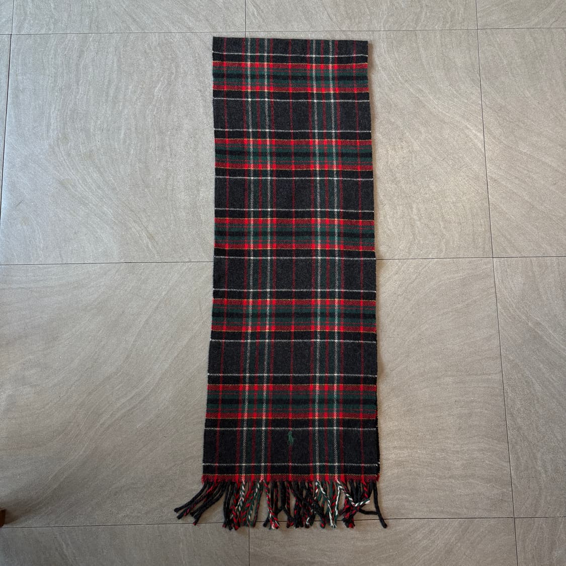 폴로 정품 이태리 생산 램스 울 머플러 상품이미지2