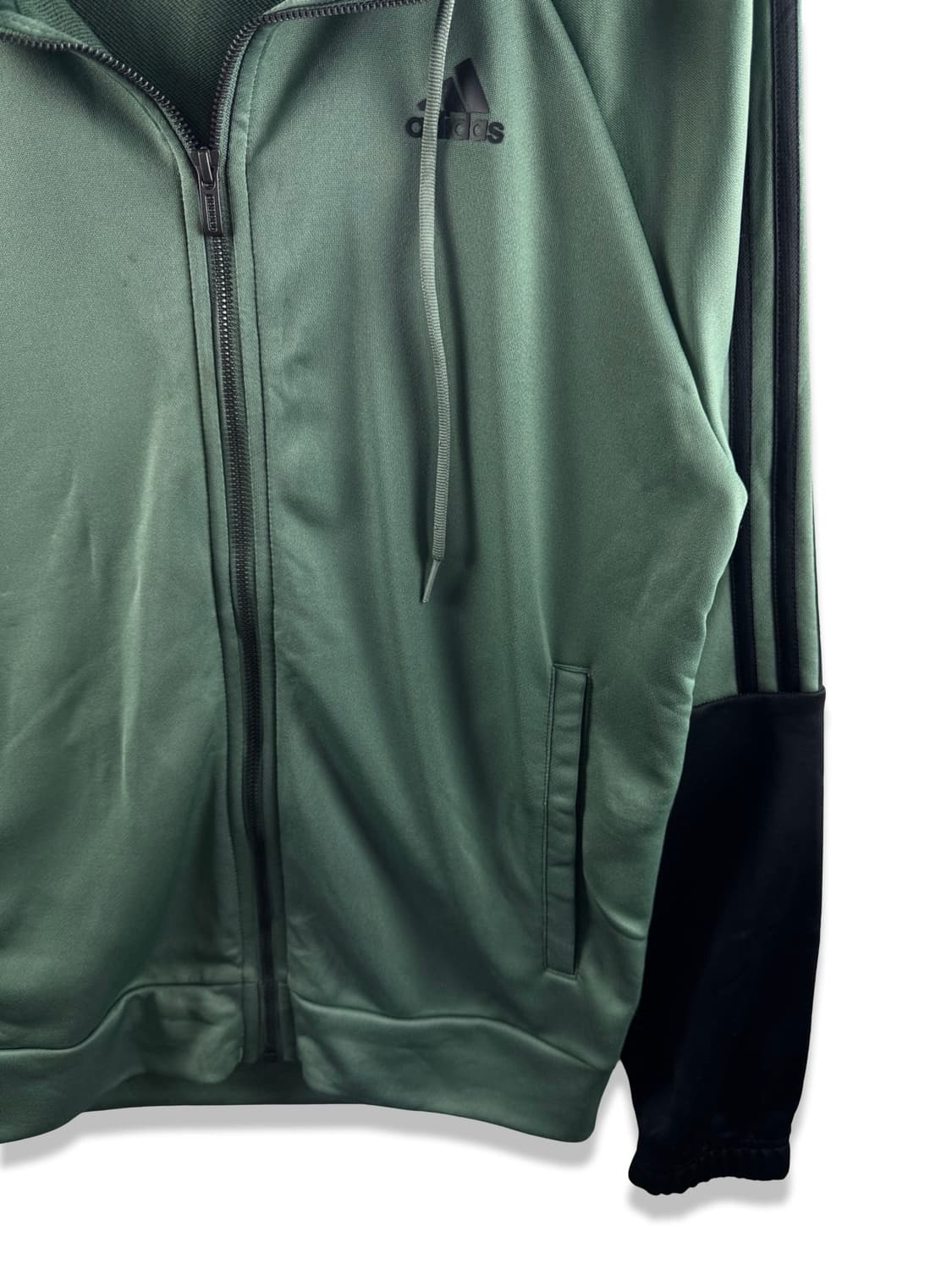 아디다스 그린블랙 폴리 후드집업2522 상품이미지5