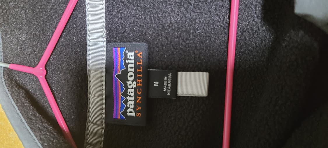 파타고니아 신칠라 블랙 포지그레이m사이즈 상품이미지1