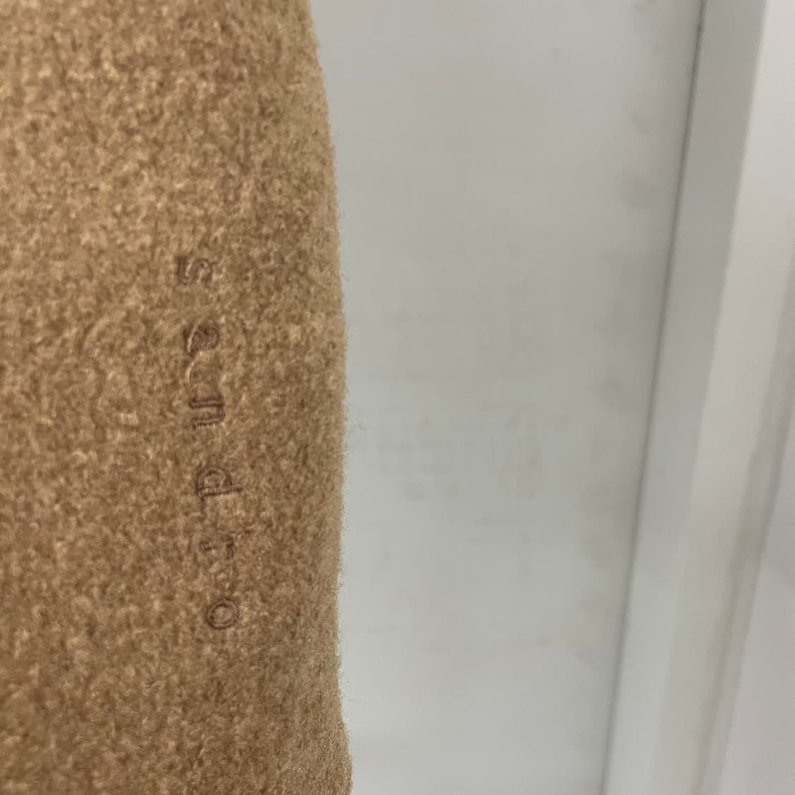 산드로 로고 맨투맨 베이지 M 상품이미지6