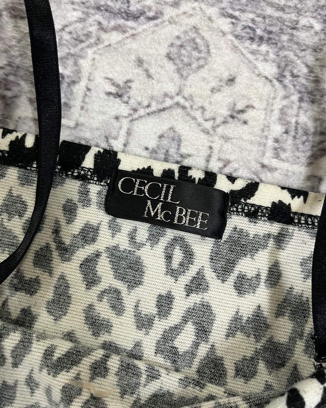 Cecil McBee leopard sleeveless 상품이미지3