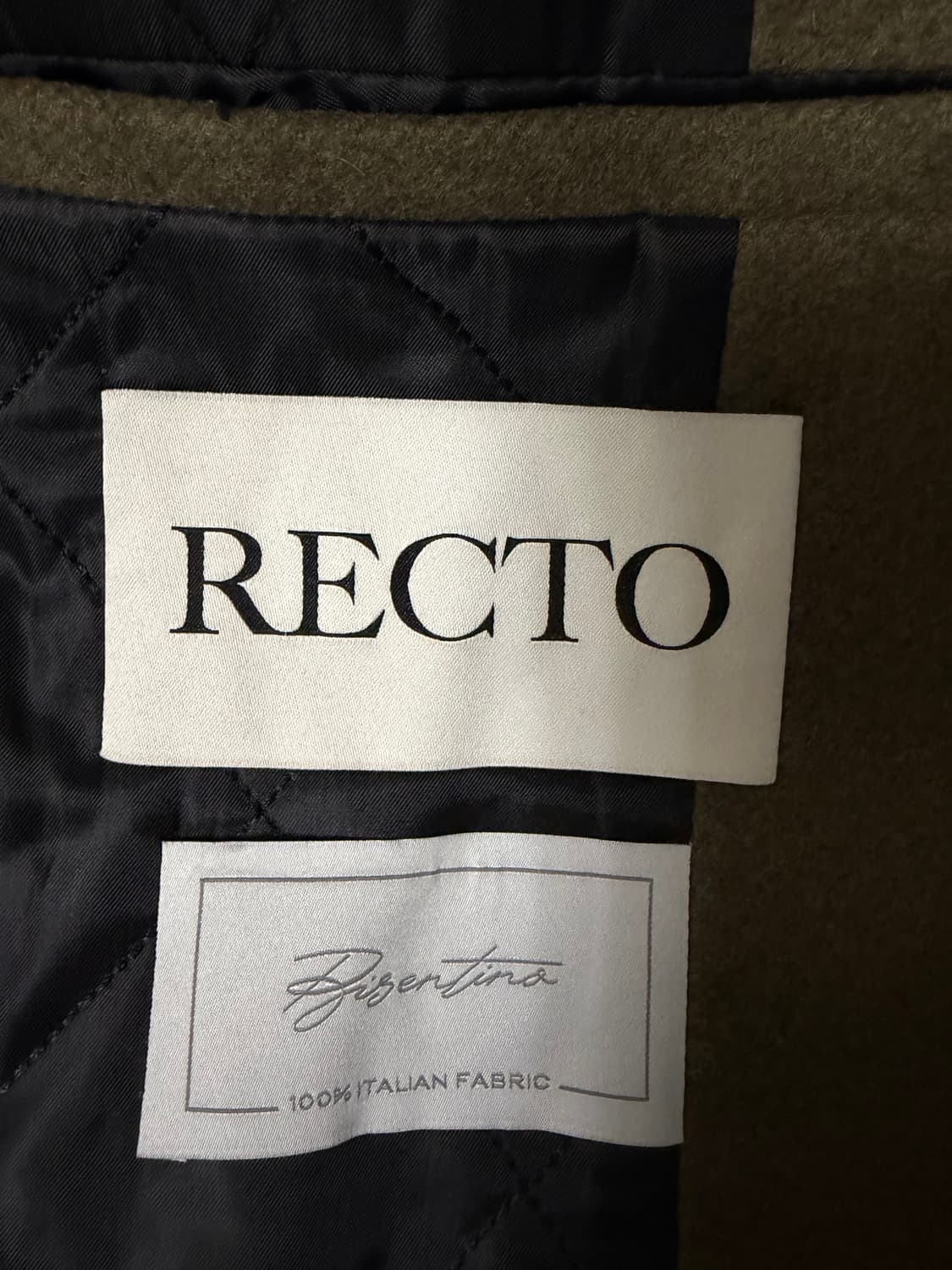 렉토 카키 하이랜드 코트 M 상품이미지5