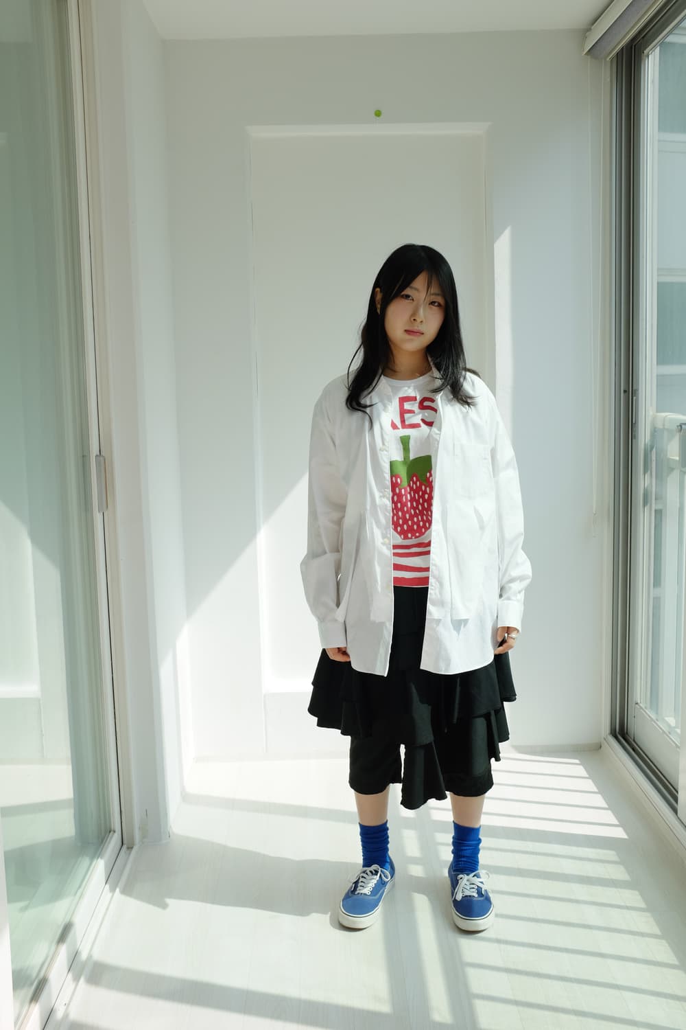 블랙 꼼데가르송 도킹 팬츠스커트 AD 2009 상품이미지5