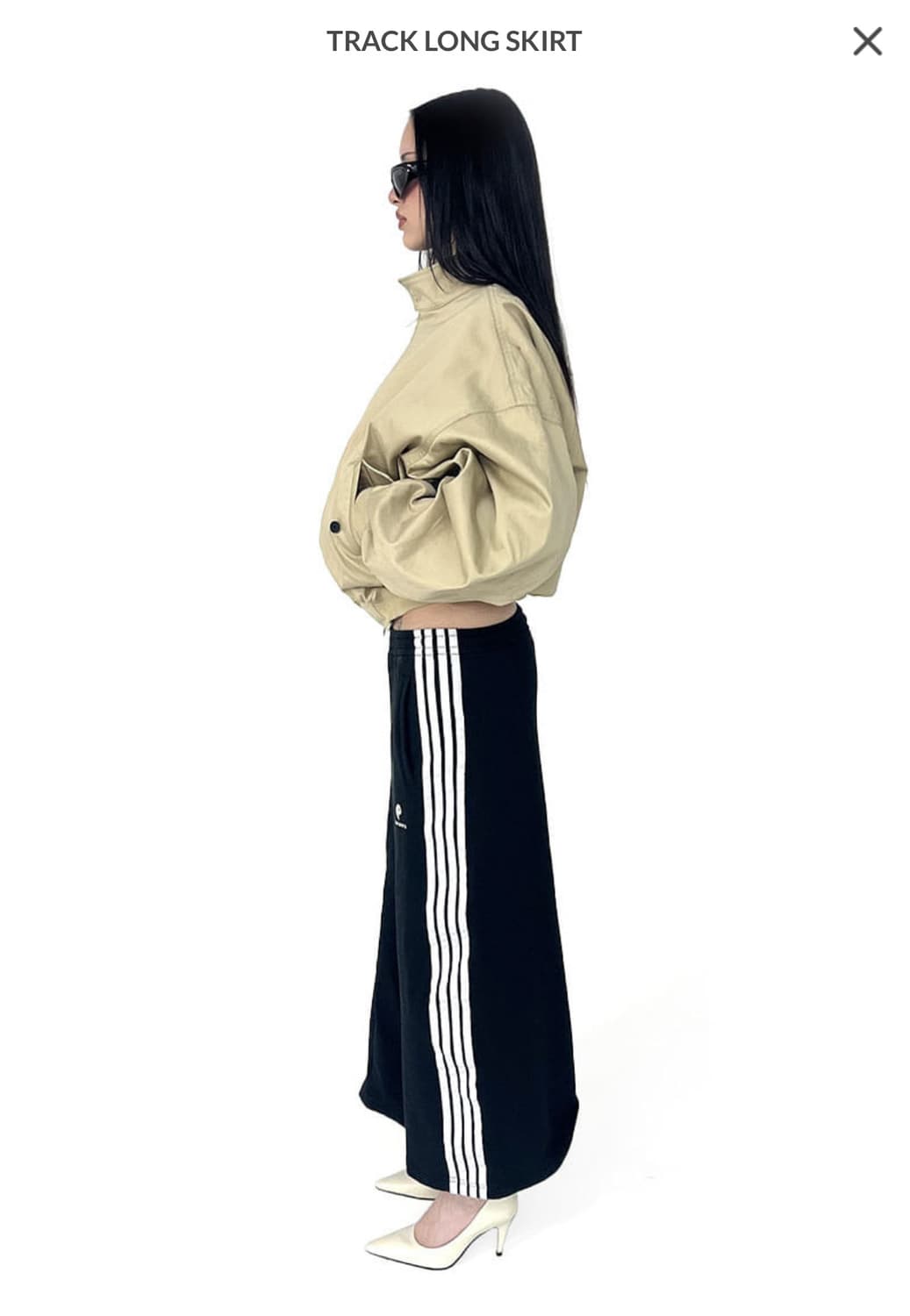 Pioneers track long skirt 상품이미지3