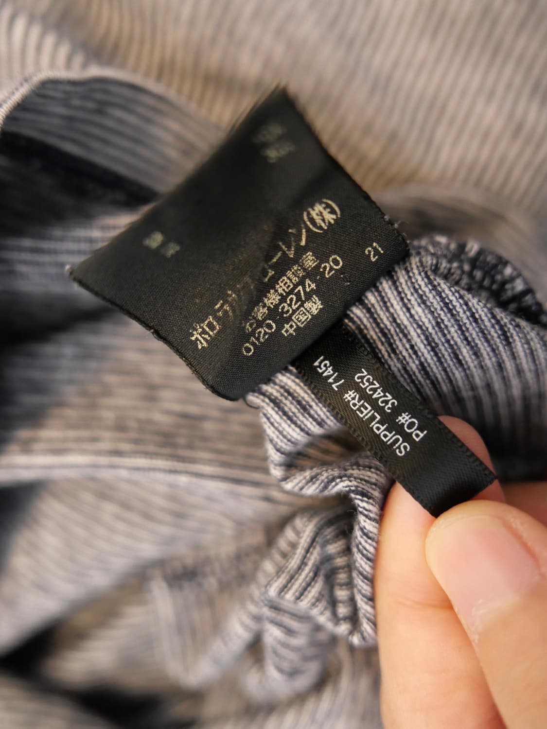 RRL 스트라이프 헨리넥 롱슬리브  상품이미지6