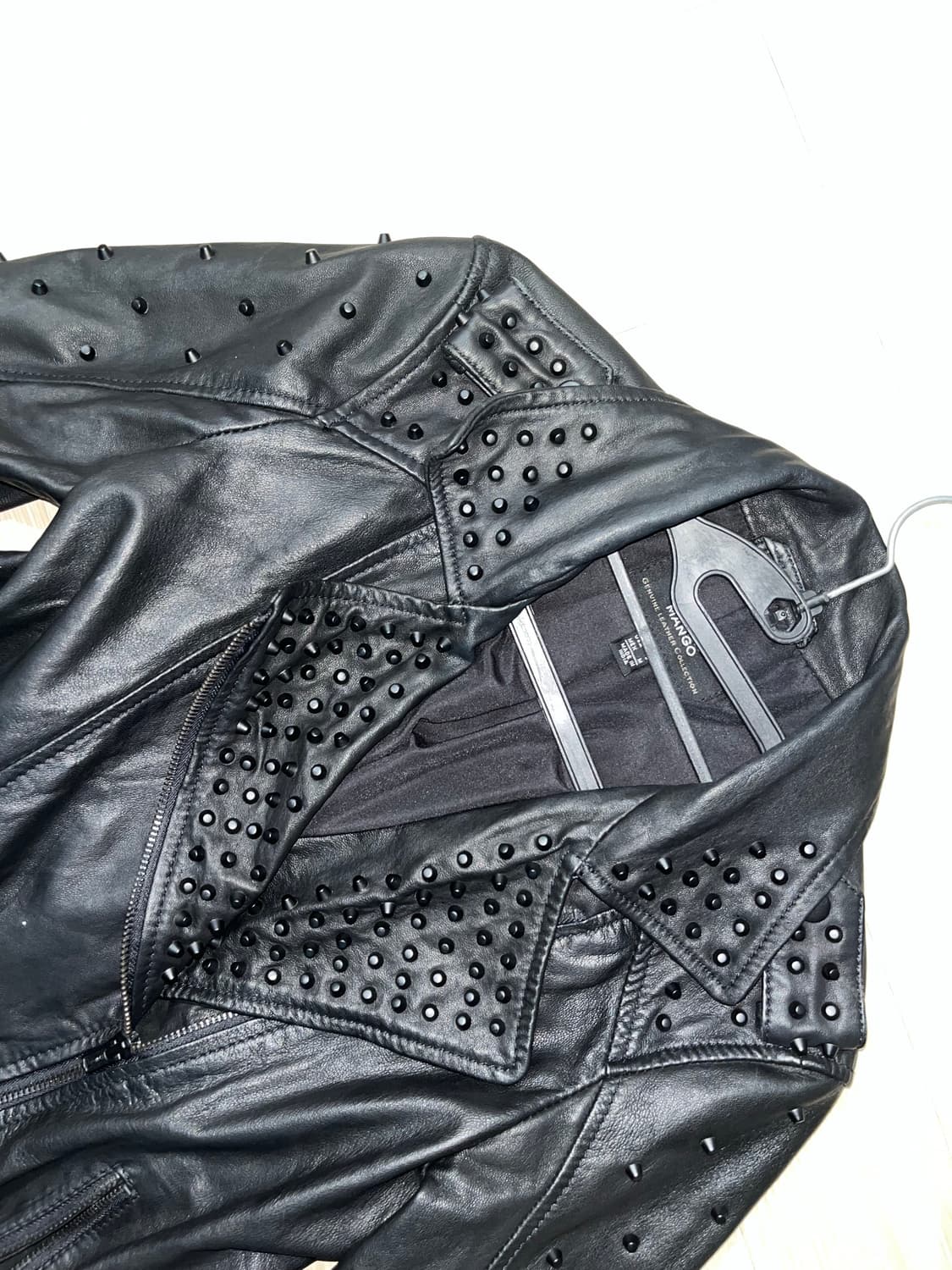 락시크 스터드 가죽자켓 상품이미지3