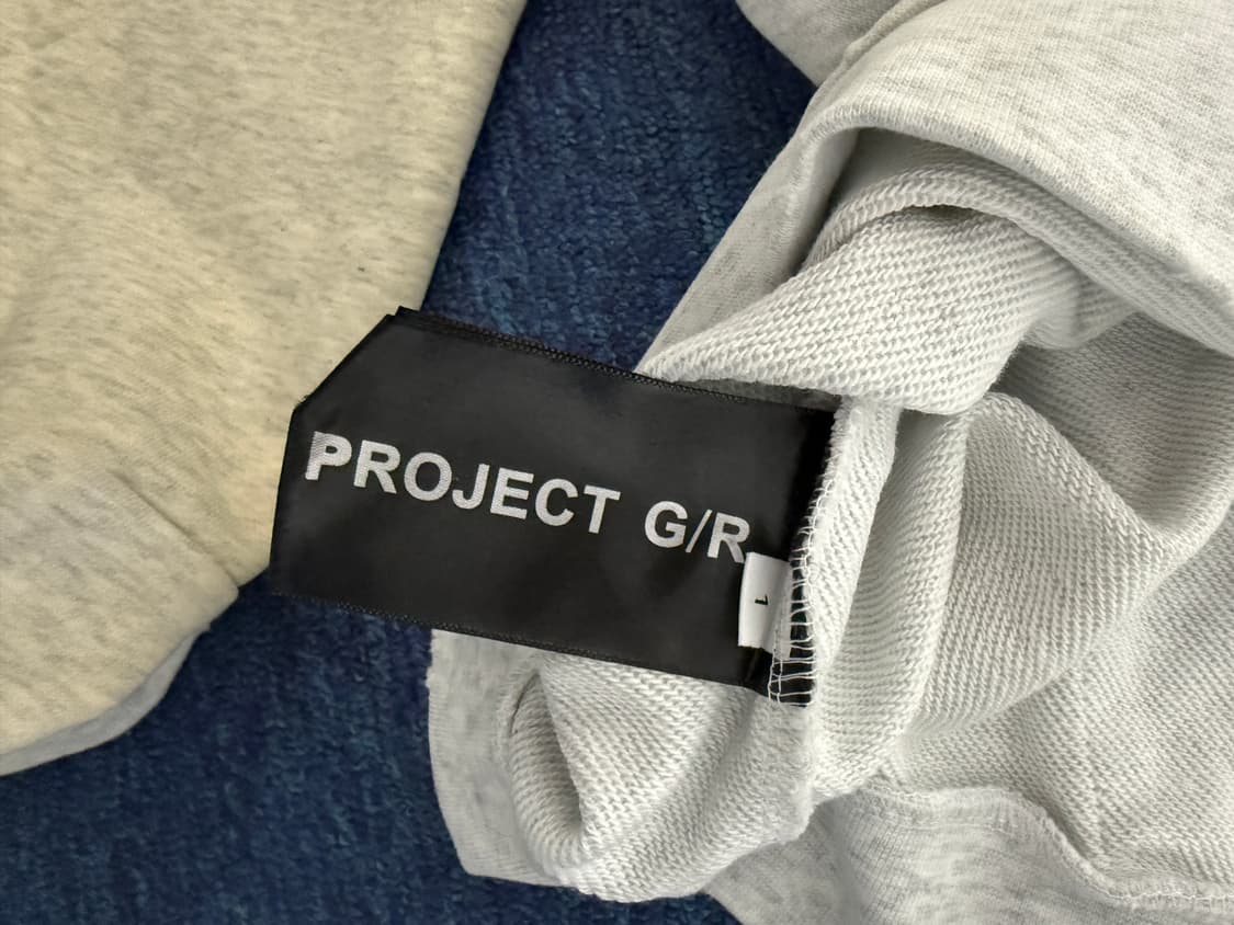 프로젝트gr 더티 멜란지 후드집업 상품이미지4