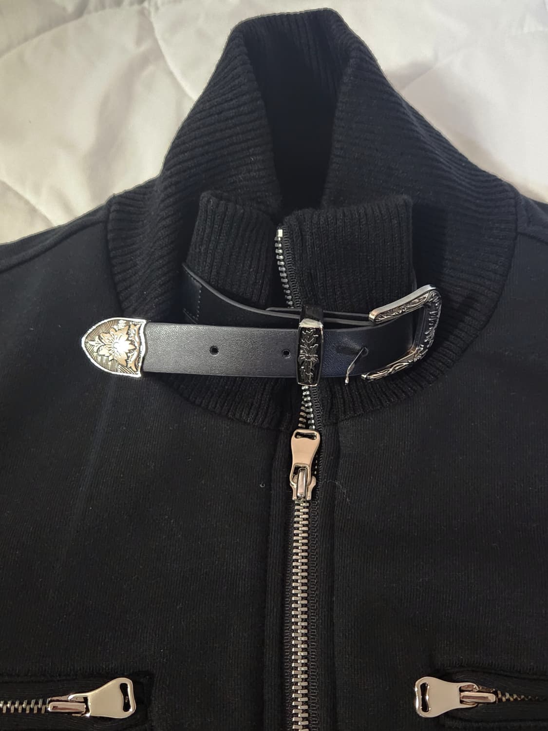 일리오 하이넥 블루종 상품이미지3