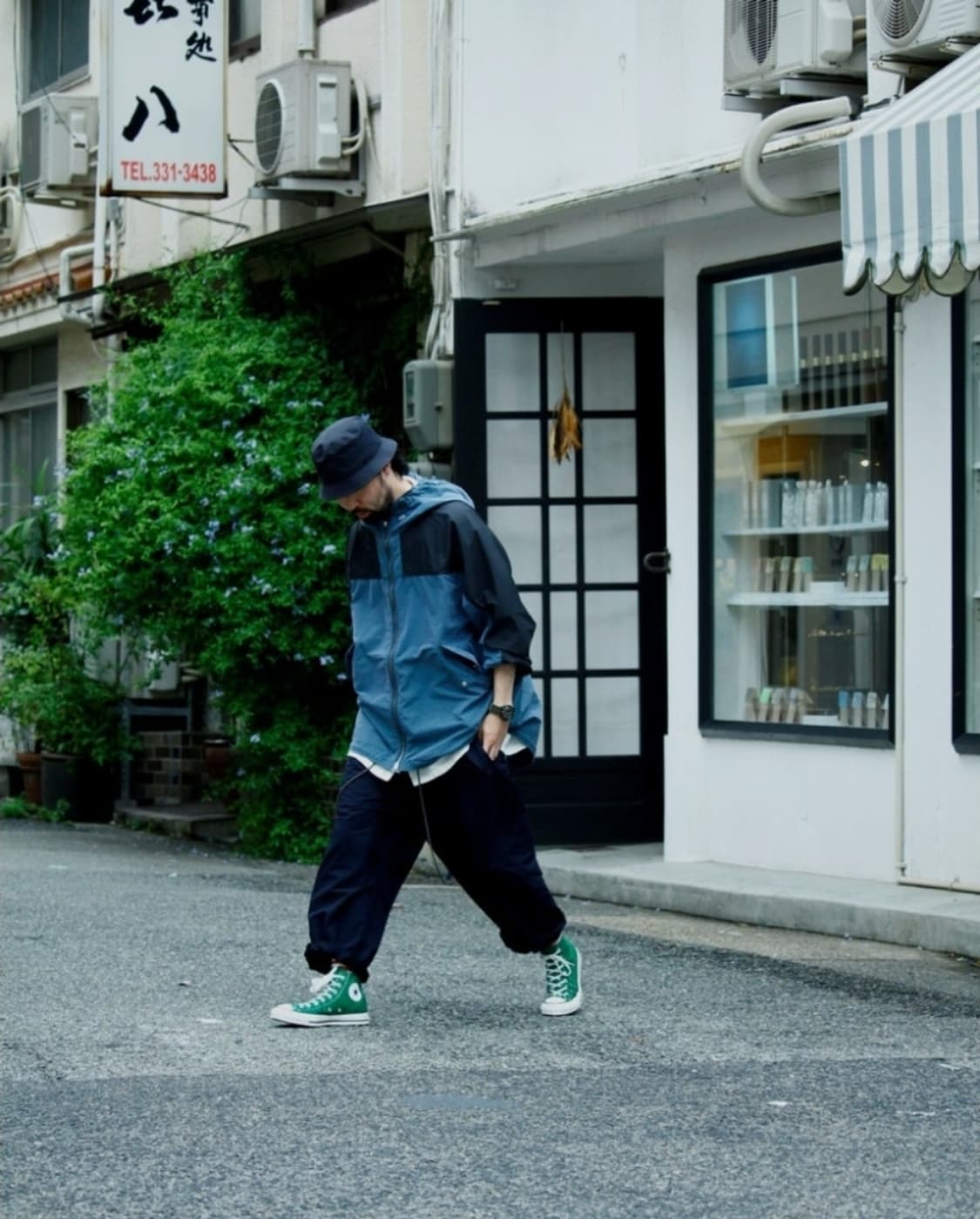 노스페이스 퍼플라벨 nanamika 라인 인디고 마운틴 윈드파카 상품이미지5