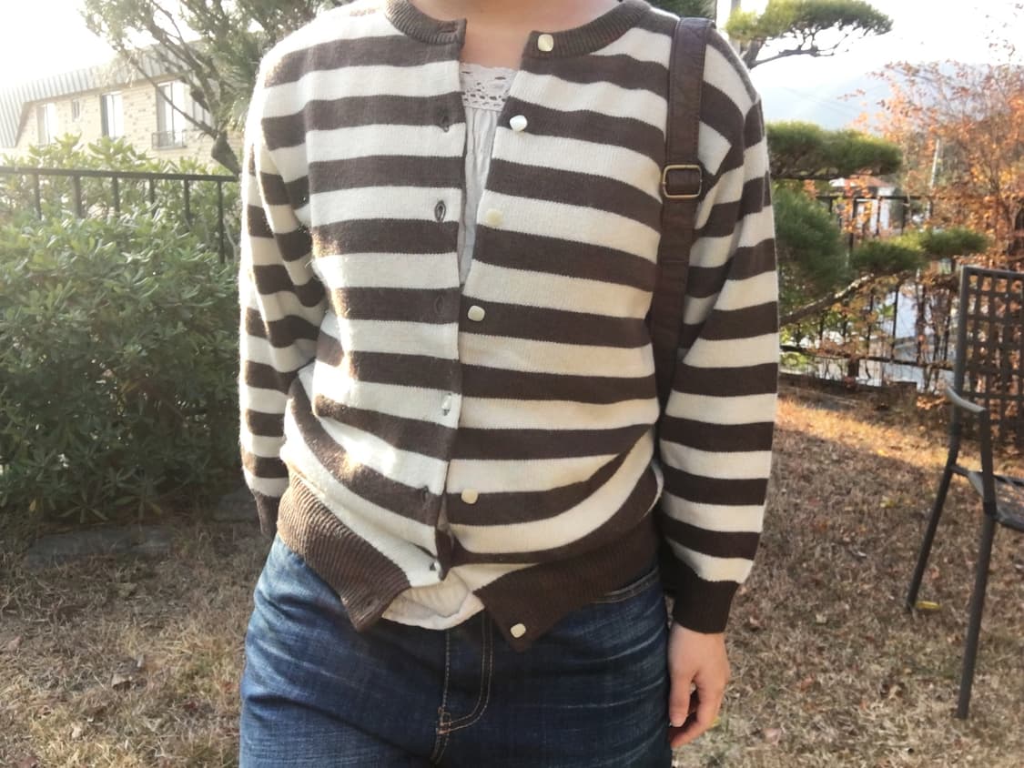 striped cardigan 스트라이프 가디건 상품이미지5