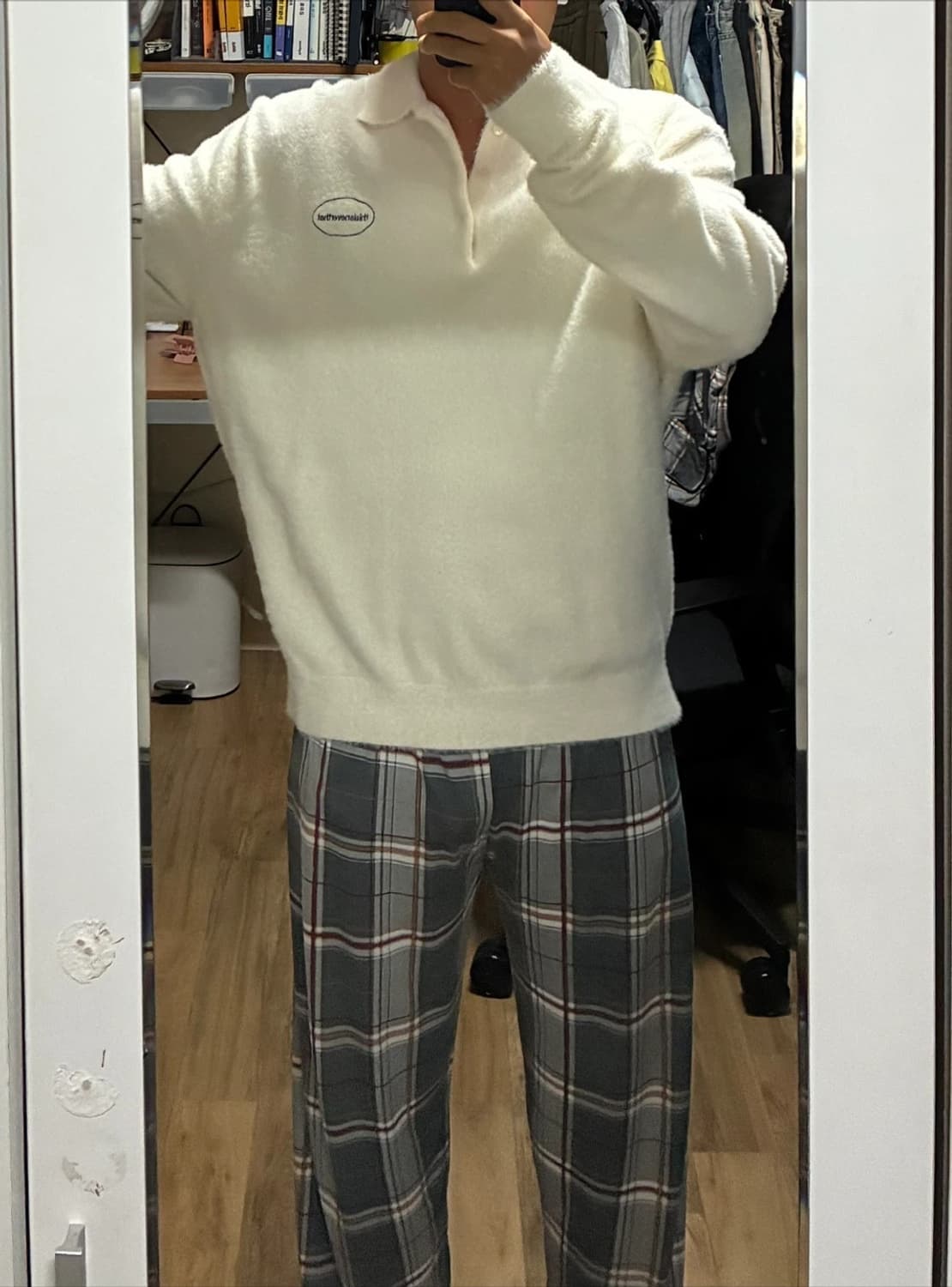 [새상품] 디스이즈네버댓 카라 아노락 아이보리 니트 (L~XL) 상품이미지8