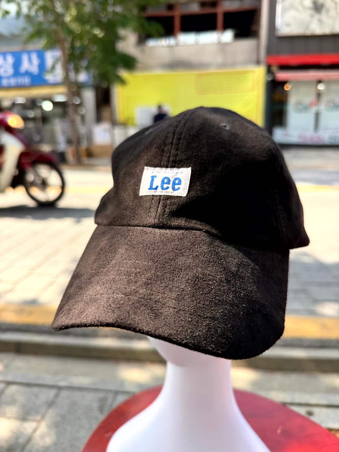 Lee  Mini Patch Suede Texture Ball Cap 상품이미지1