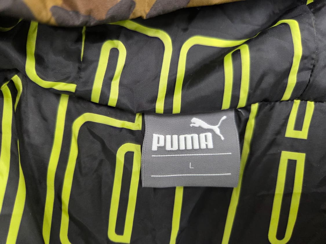 푸마 레오파드 패턴 후드 패딩 점퍼 L 상품이미지5