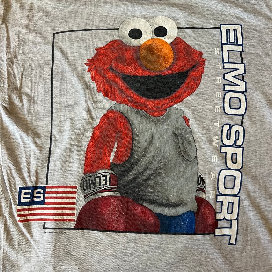 빈티지 90s Sesame Street Elmo 스포츠 티셔츠 상품이미지5
