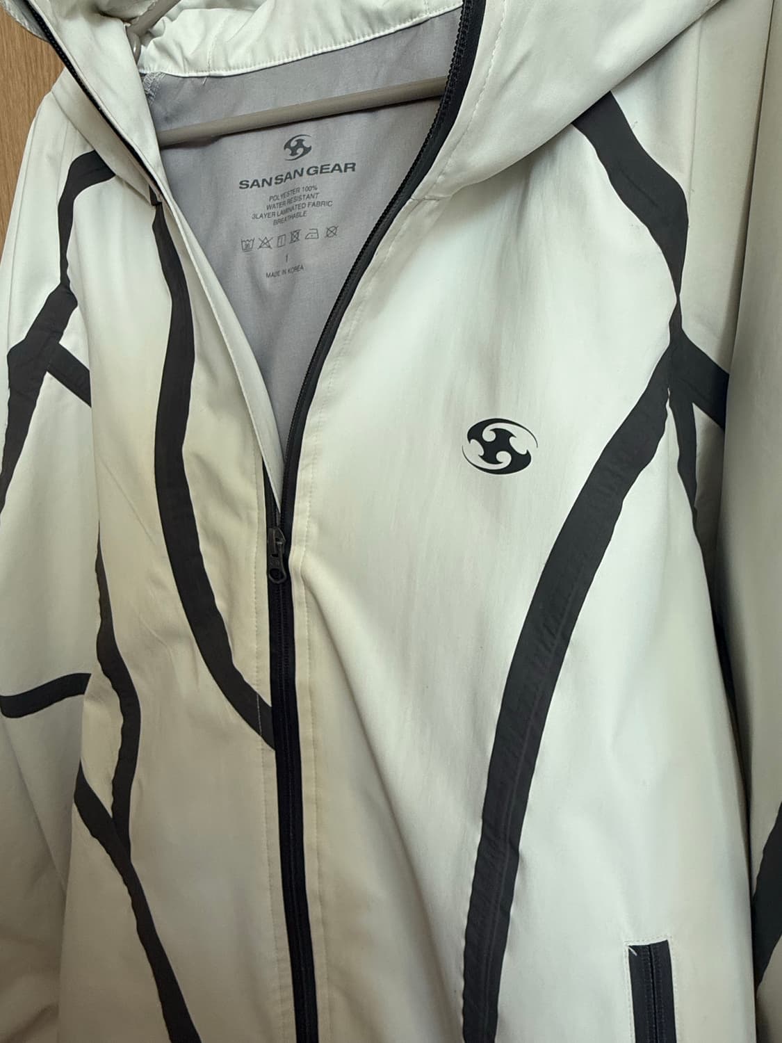 산산기어 윈드블록 자켓 아이보리 22SS 상품이미지3