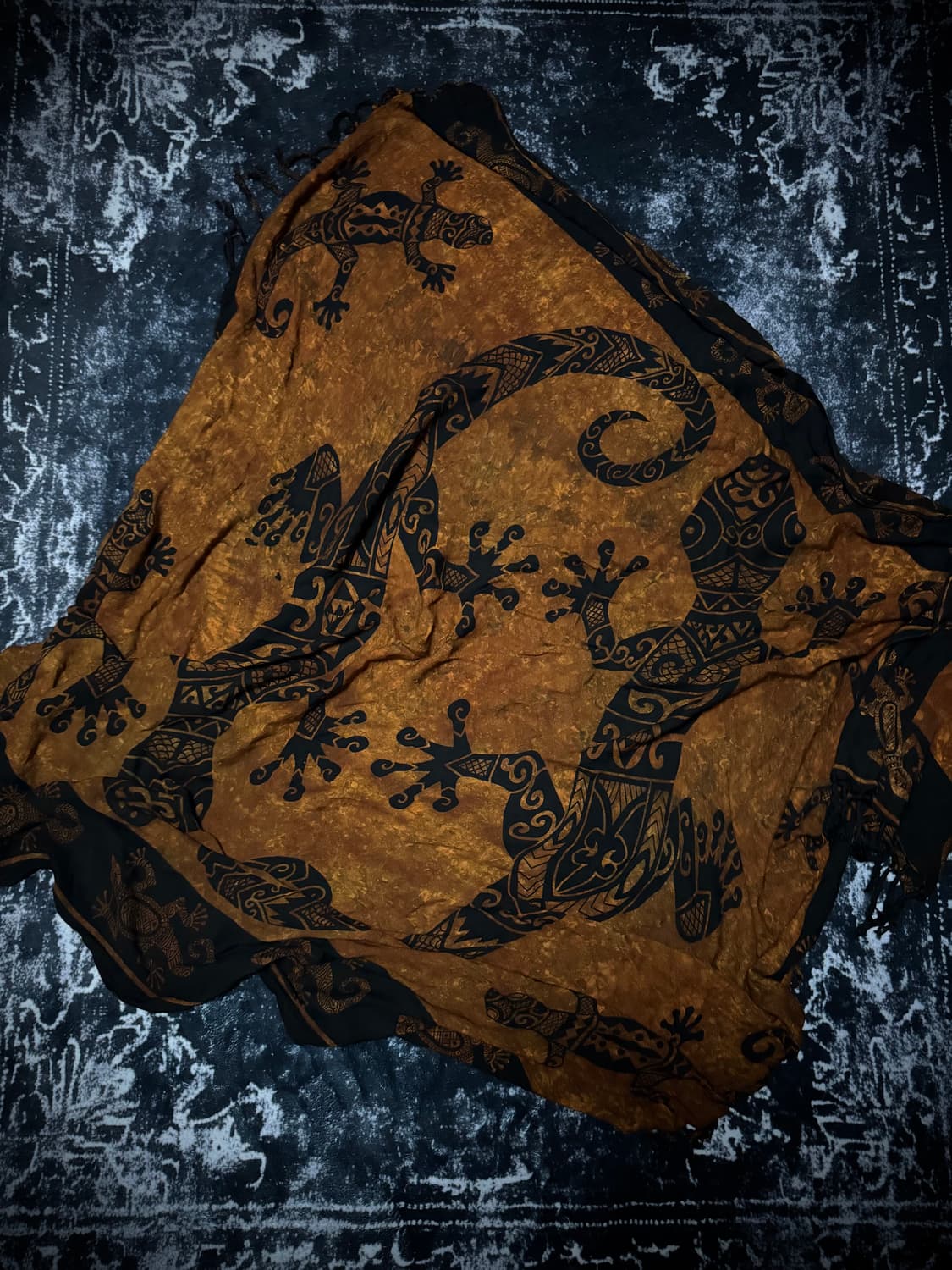 Printed Detail Vintage Scarf 상품이미지3