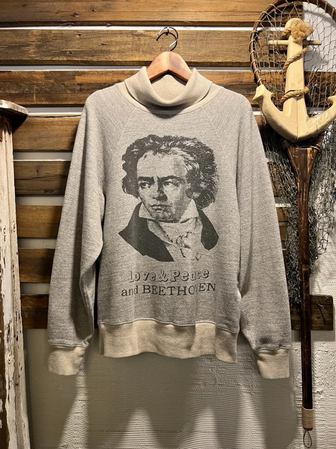 [M]캐피탈 재팬메이드 Love & Peace and 베토벤 스웻셔츠 상품이미지1