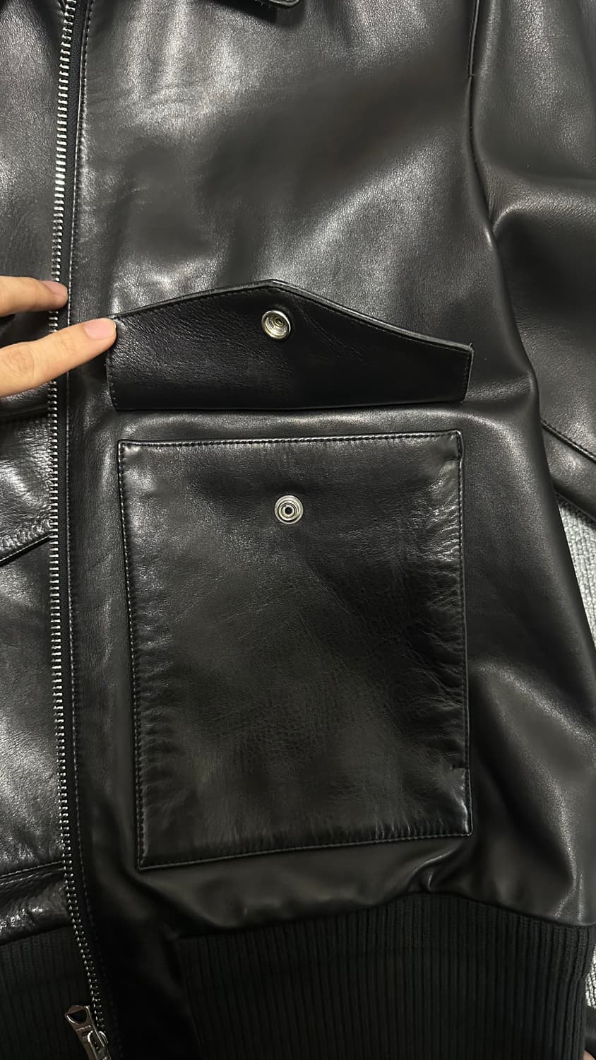 ACNE STUDIOS Leather Bomber  상품이미지6
