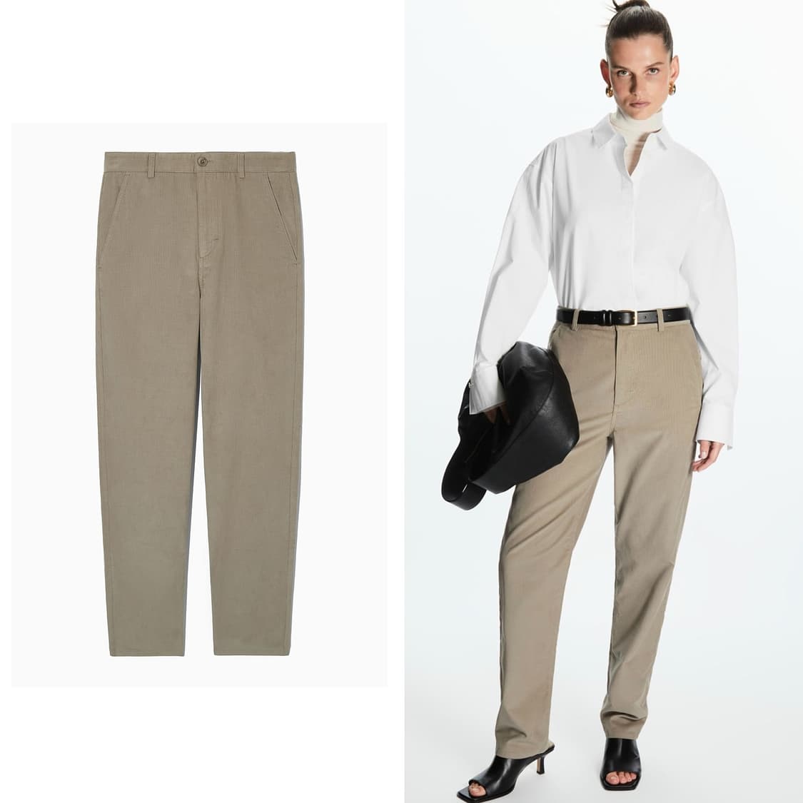 코스 COS 스트레이트핏 코듀로이 치노 상품이미지2