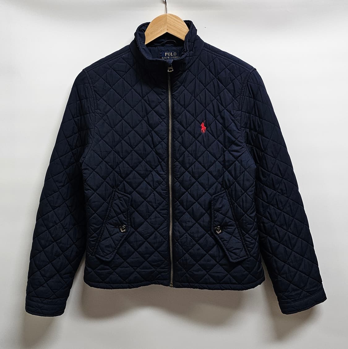 폴로 랄프로렌 네이비 퀼팅 자켓 주니어 L 여성 S 상품이미지1