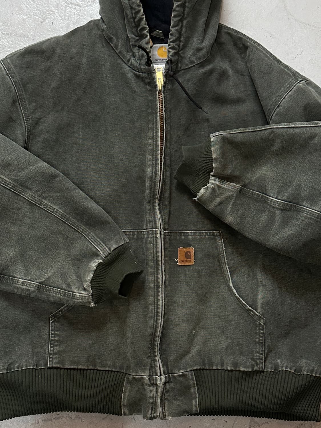 OG 칼하트 J130 액티브 자켓 칼하트 MOS 모스그린 상품이미지8