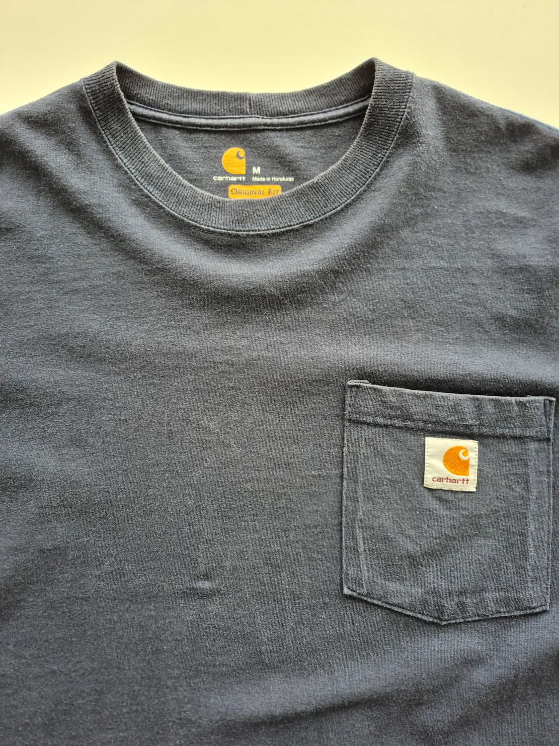 칼하트  네이비 워싱면티셔츠 상품이미지3