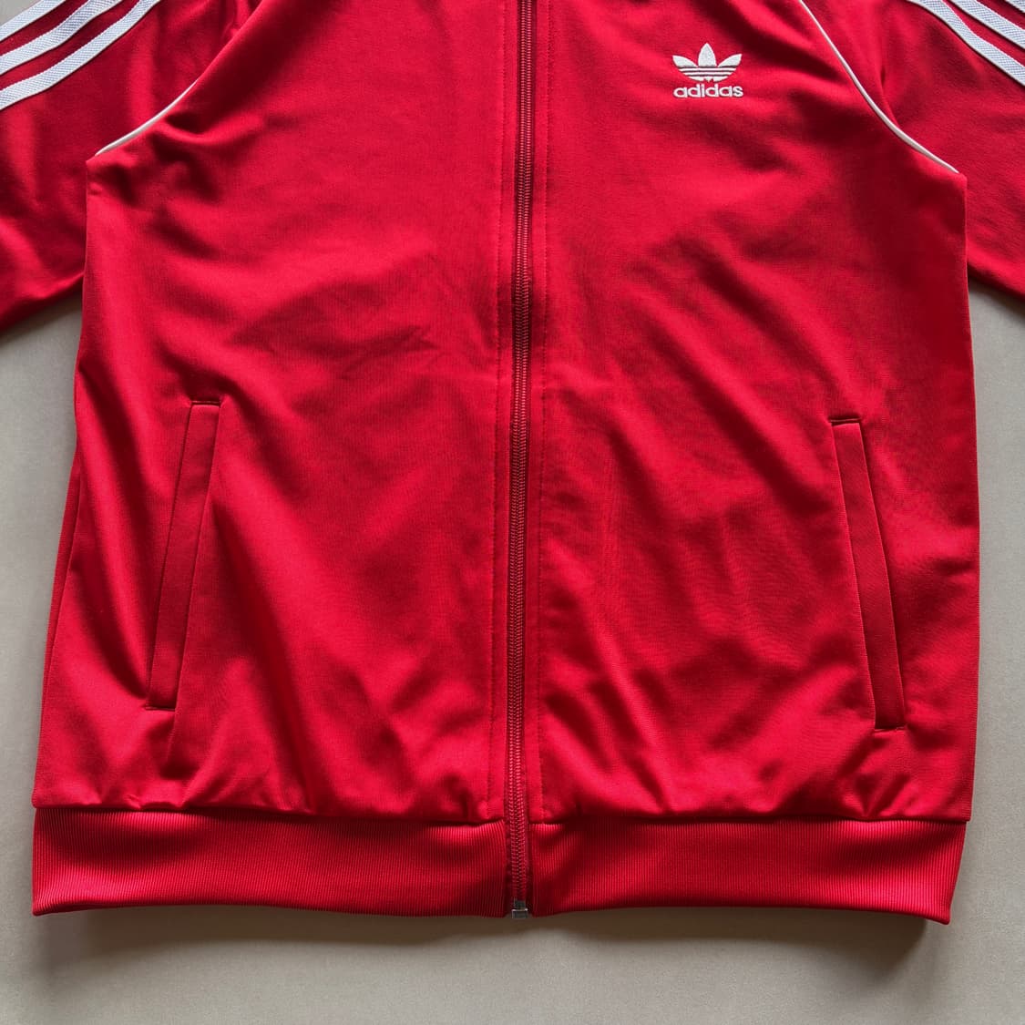 [S]아디다스 트레포일 SST 레드 트랙탑 져지 상품이미지4