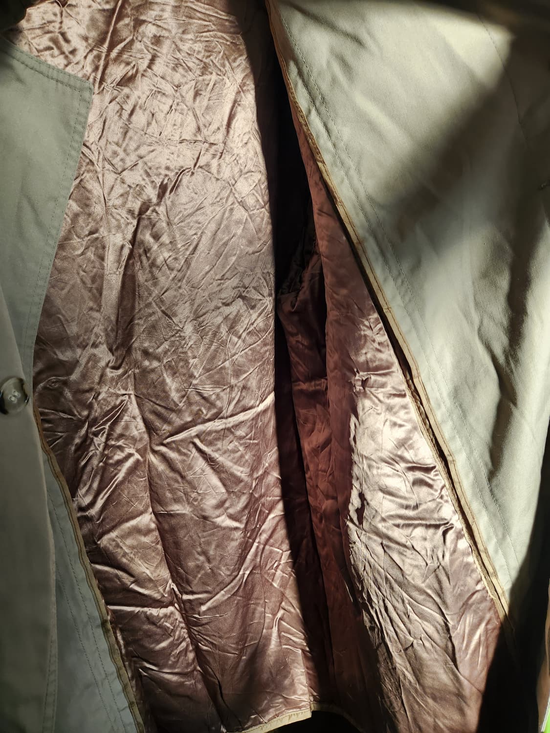 80s Sears 싱글 트렌치 코트(USAmade) 상품이미지7