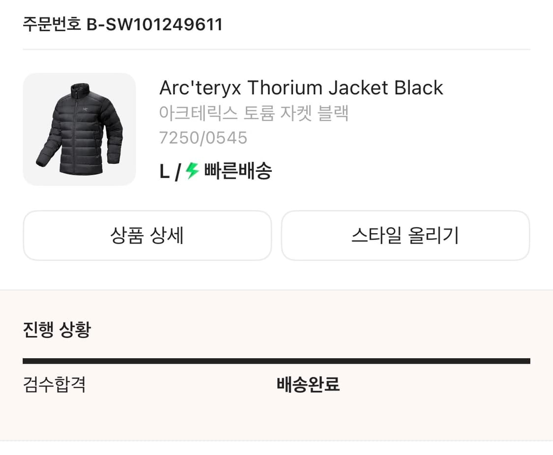 [L] 아크테릭스 토륨 자켓 블랙 상품이미지6