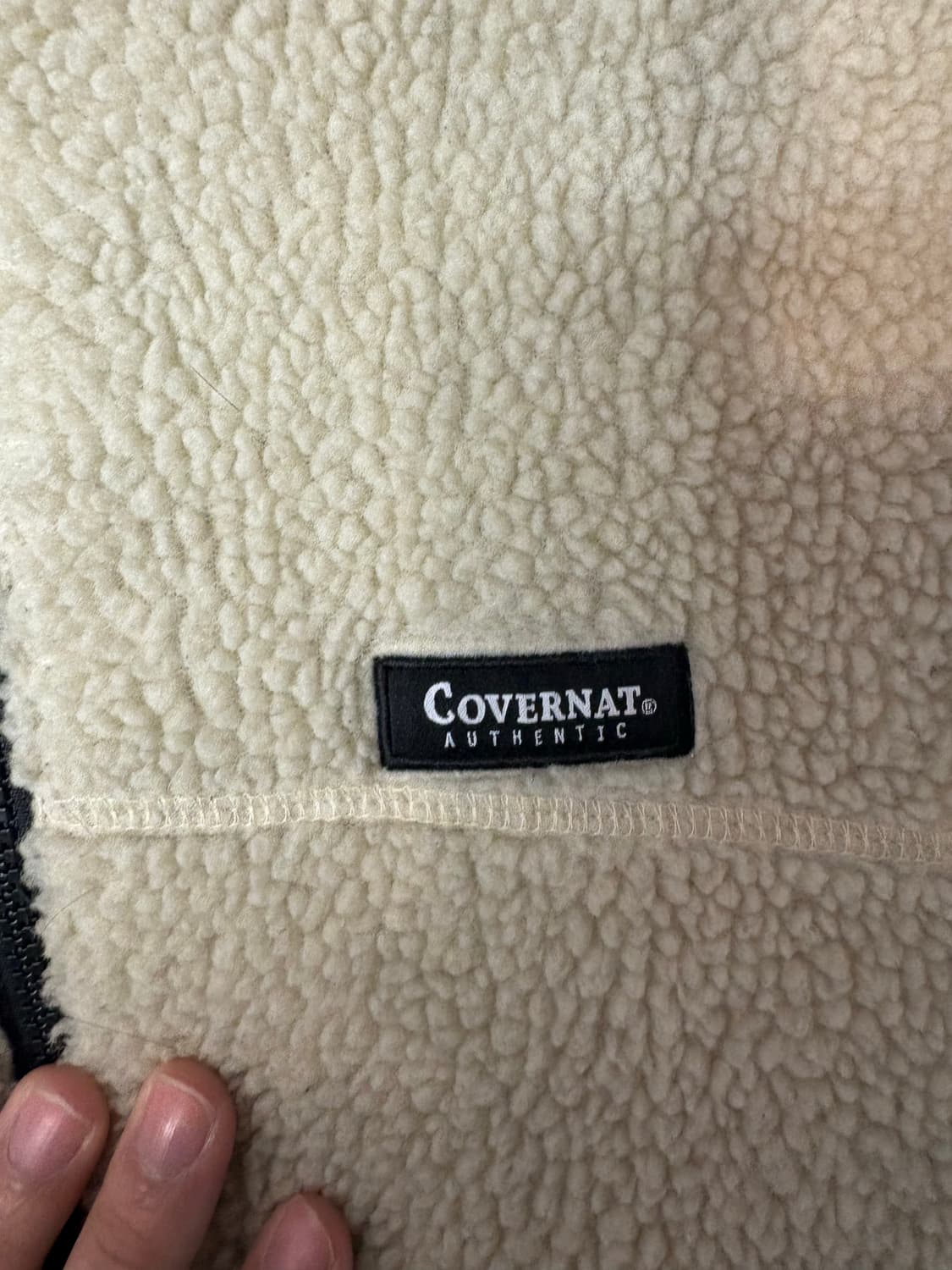 커버낫 후리스 집업 아이보리 상품이미지2