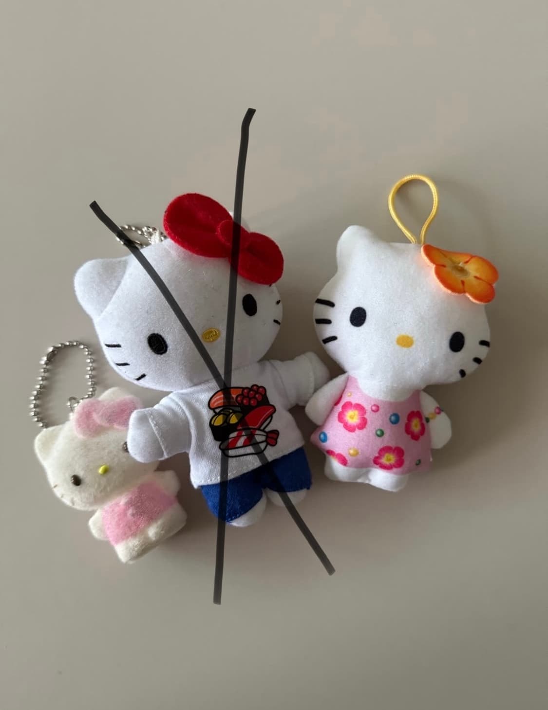 헬로키티 플로키 키링 맥도날드 정품 상품이미지1