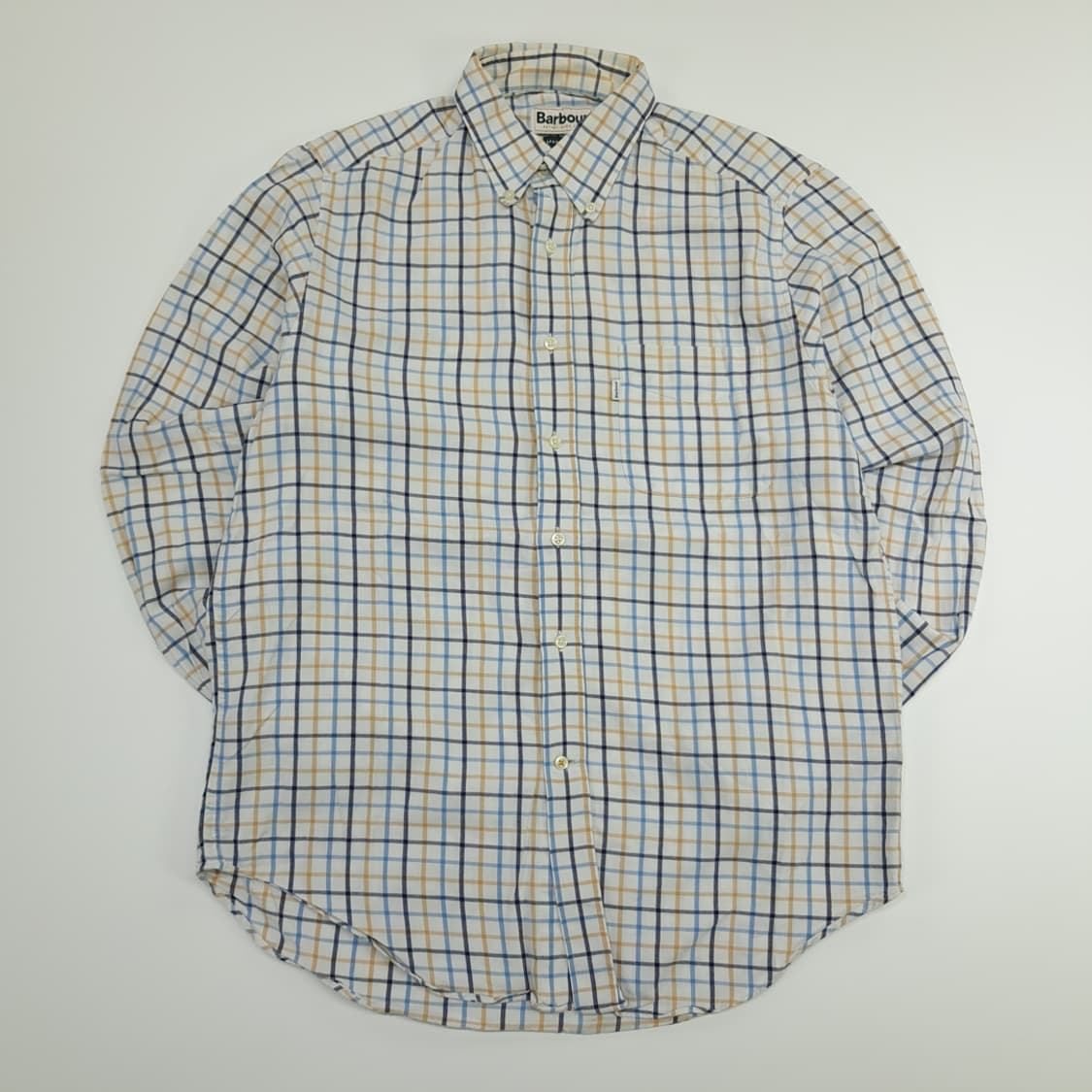 CN675 M 바버 멀티 윈도우페인 체크 긴팔 셔츠 남방 상품이미지1