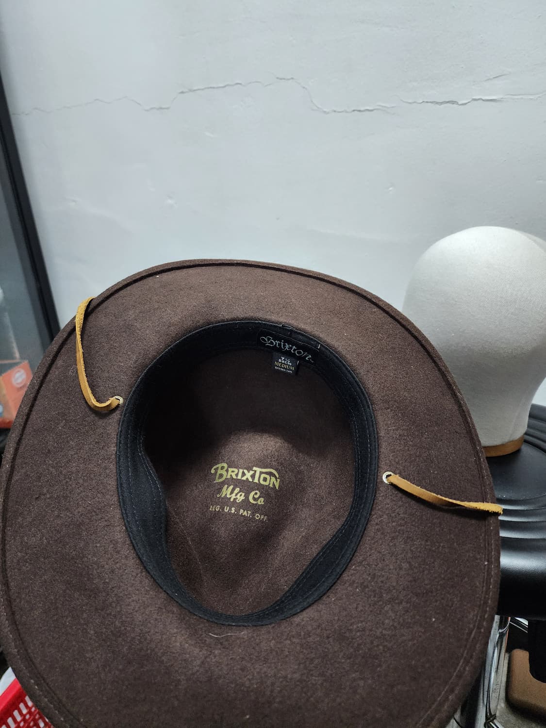 브릭스톤 wool 웨스턴 중절모 페도라 상품이미지5