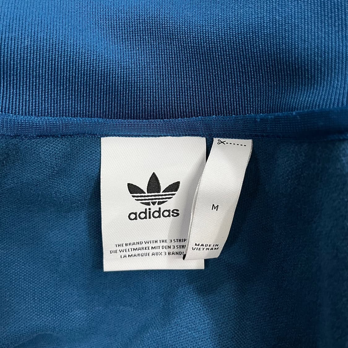 아디다스 블루 네이비 베켄바우어 투웨이 져지 트랙탑  상품이미지5