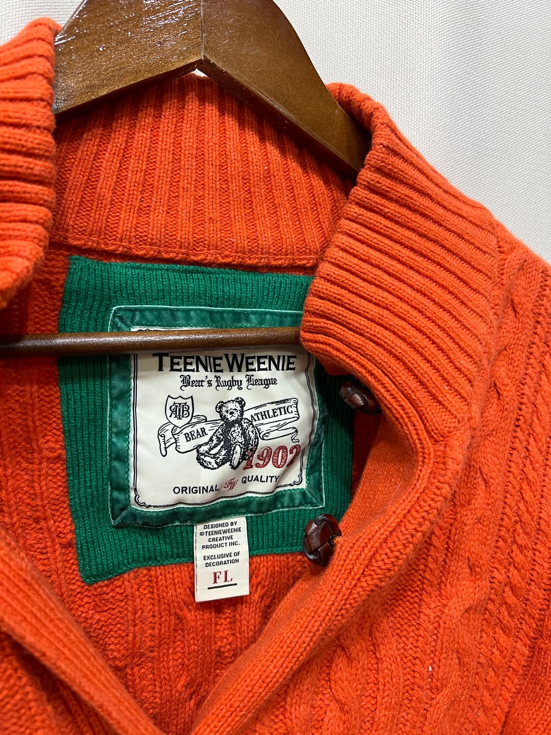 티니위니 케이블 엘보패치 니트 가디건  상품이미지5