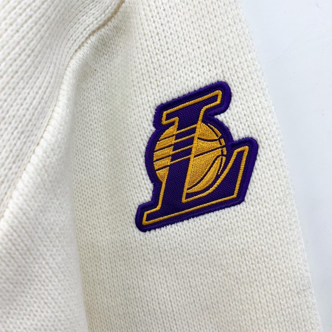 NBA LA 레이커스 엠브로이드 오버사이즈 니트 상품이미지7