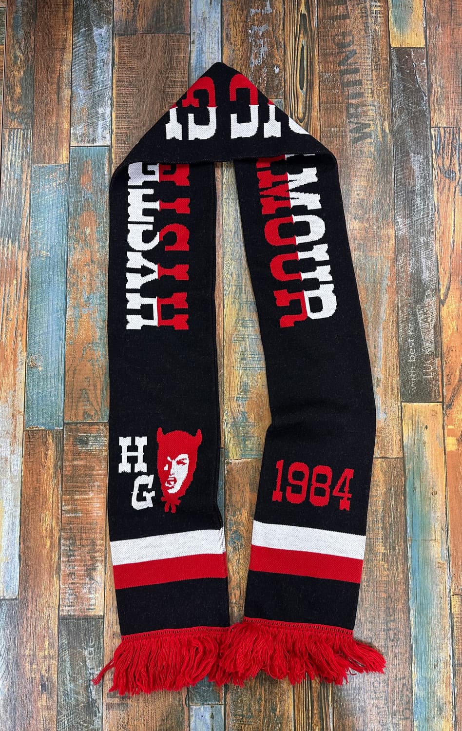 (OS)히스테릭글래머 이블걸 머플러 블랙 상품이미지1