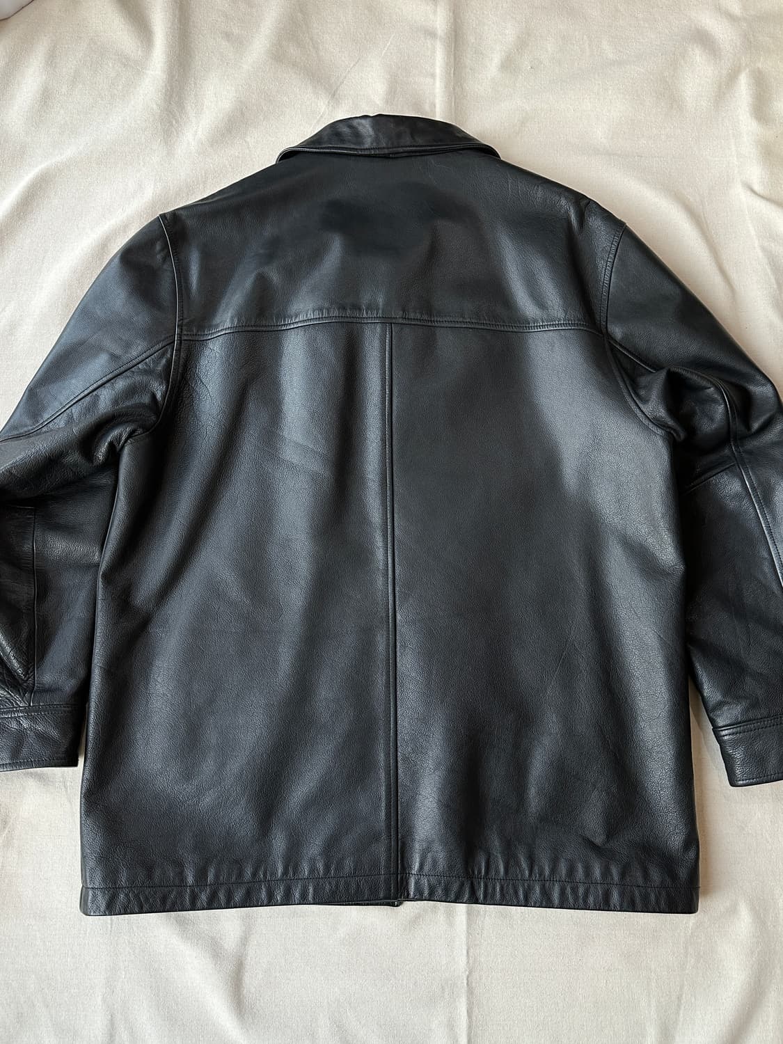 올드갭 리얼레더 카코트 블랙 L 상품이미지6