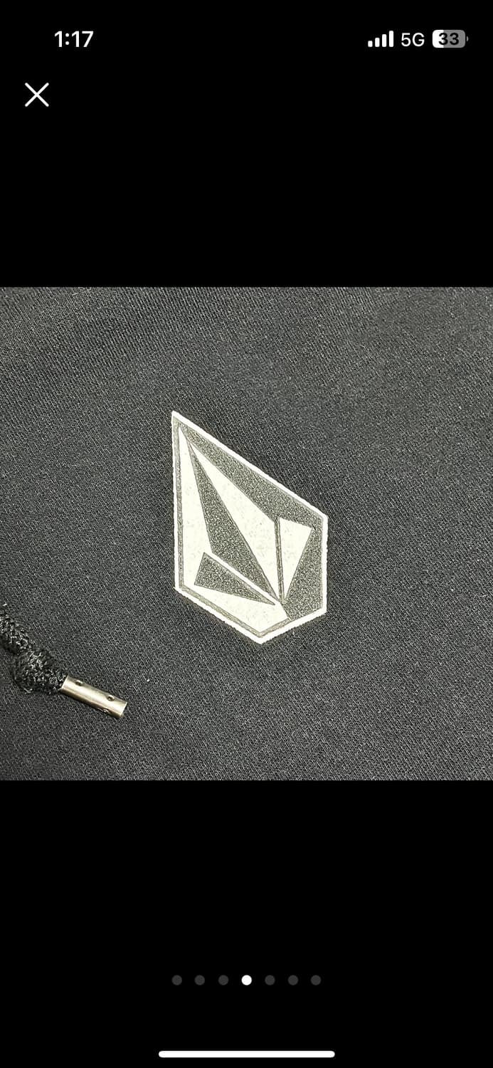 [VOLCOM] 블랙 로고 후드티 (XL) 상품이미지4