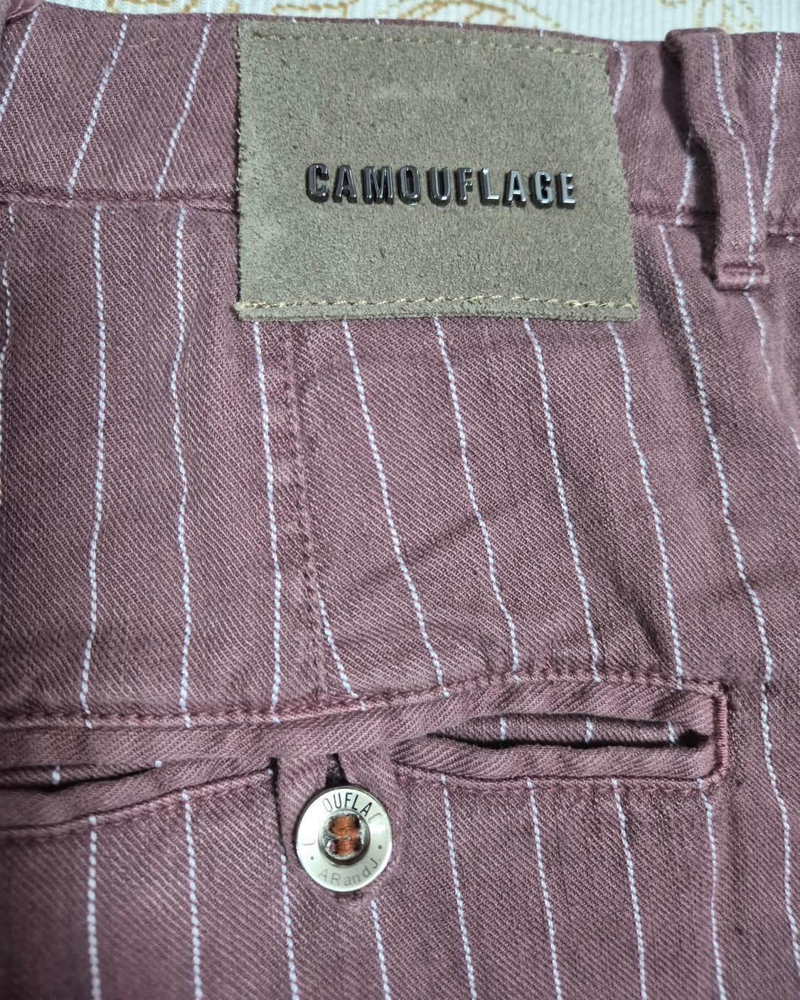 이태리 카모플라주 린넨펜츠/34 상품이미지6