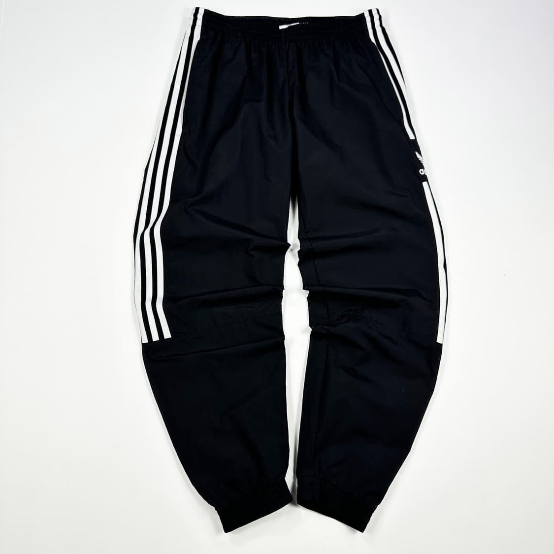 아디다스 삼선 와이드 우븐 조거팬츠 블랙 L 상품이미지2